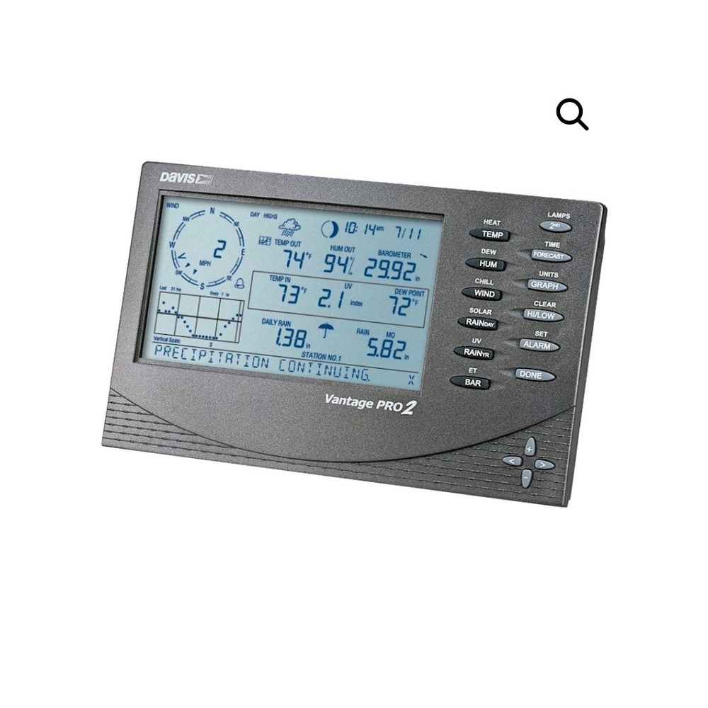 New Davis Vantage Pro2 Wireless Console #6312 Weather Station Receiver Display